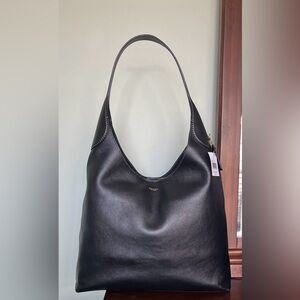 Coach Black Leather Brooklyn 39 Shoulder Bag NEW